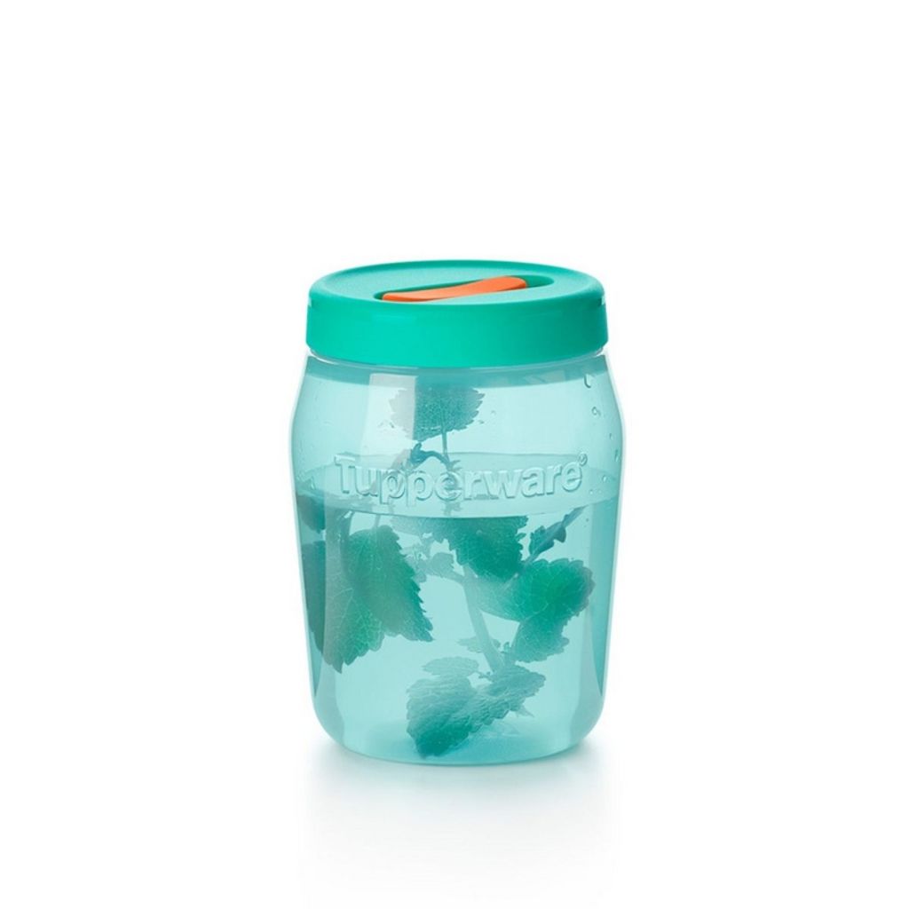 TUPPERWARE Universal Behälter 550 ml helles türkis mit Öffnung Vorrat Container