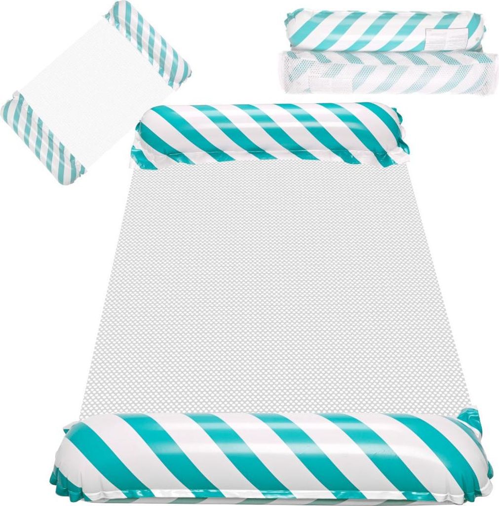 Aufblasbare Matratze Schwimmsessel blau