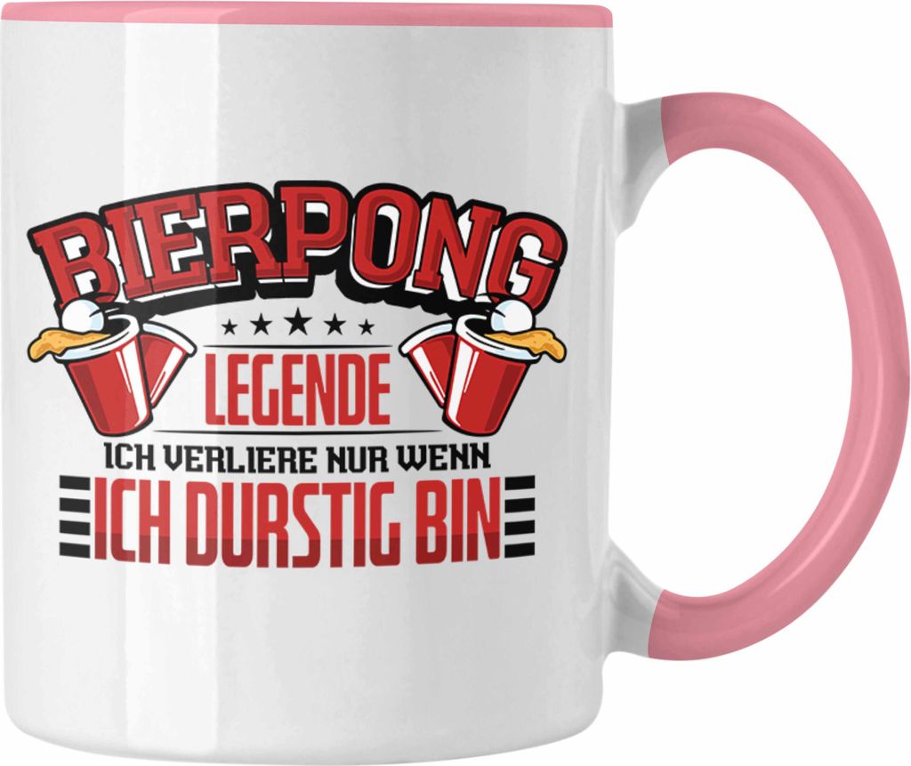 Trendation - Bierpong Tasse Geschenk Beerpong Spruch Produktbild 