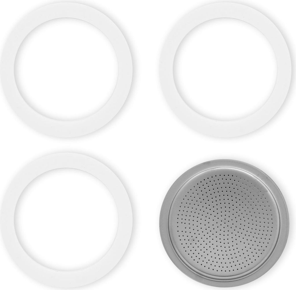 BIALETTI 3 Guarnizioni + Filtro Moka Bialetti 2 Tazze Immagine del prodotto 