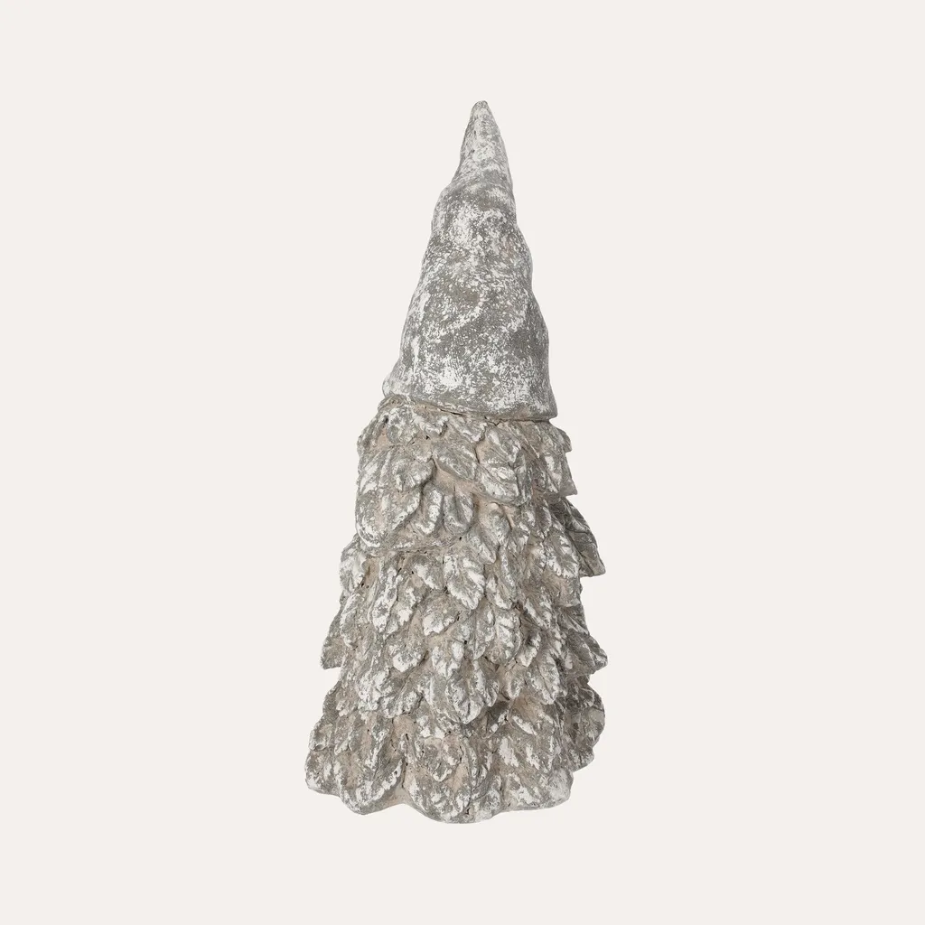 Gnome en granit véritable, figurine décorative résistante aux intempéries - 3