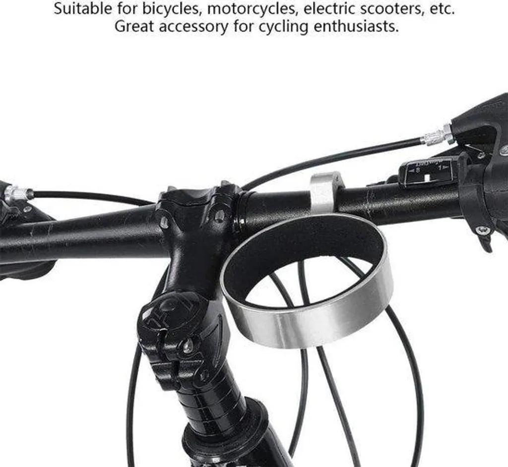 Porte-bidon VTT en aluminium argenté ultra léger pour cadre de vélo
