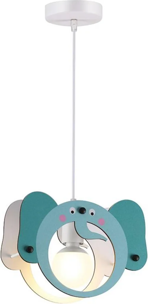 Luminaire Enfant Éléphant MDF : Éclairage Doux et Design pour la Chambre