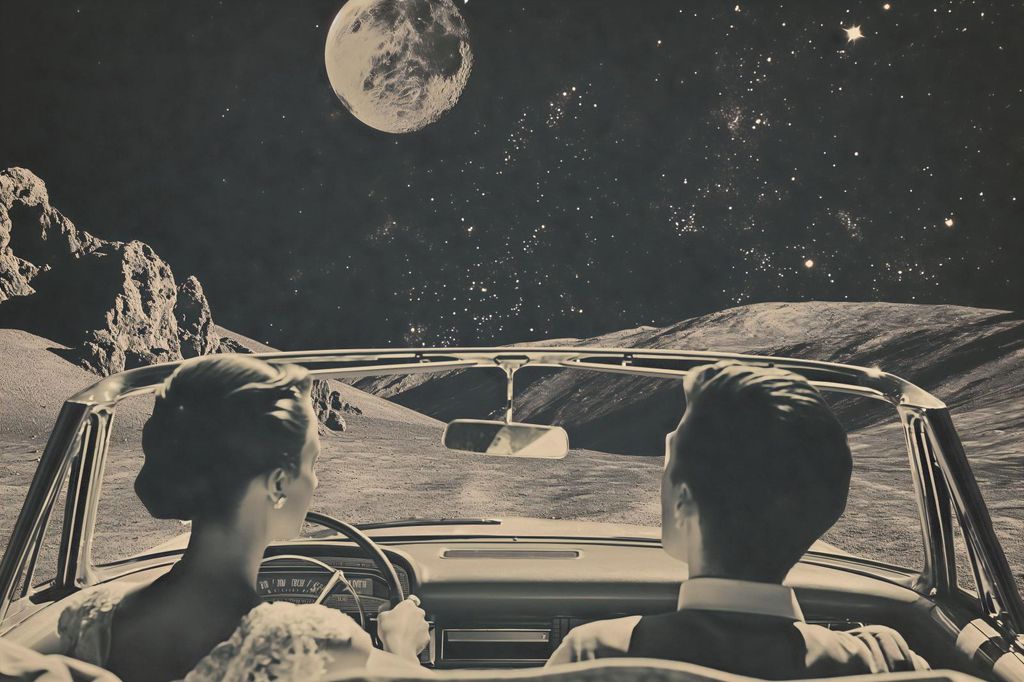 Plakat 60x40cm Nimm Mich Mit Zum Mond