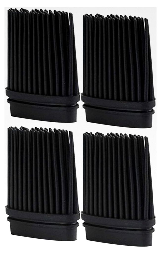 4 Stück Silikon-Ersatzköpfe für Basting Brushes, hochtemperaturbeständig, wiederverwendbar, leicht zu reinigen für Küche, Restaurant und Outdoor