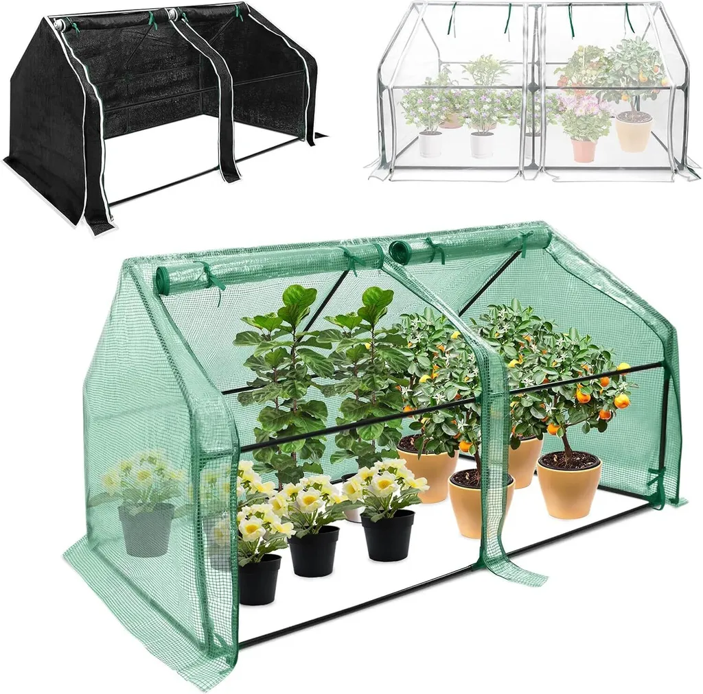 YUENFONG Serra Orto Pomodori - Mini Serra Verde 180x90x90 cm