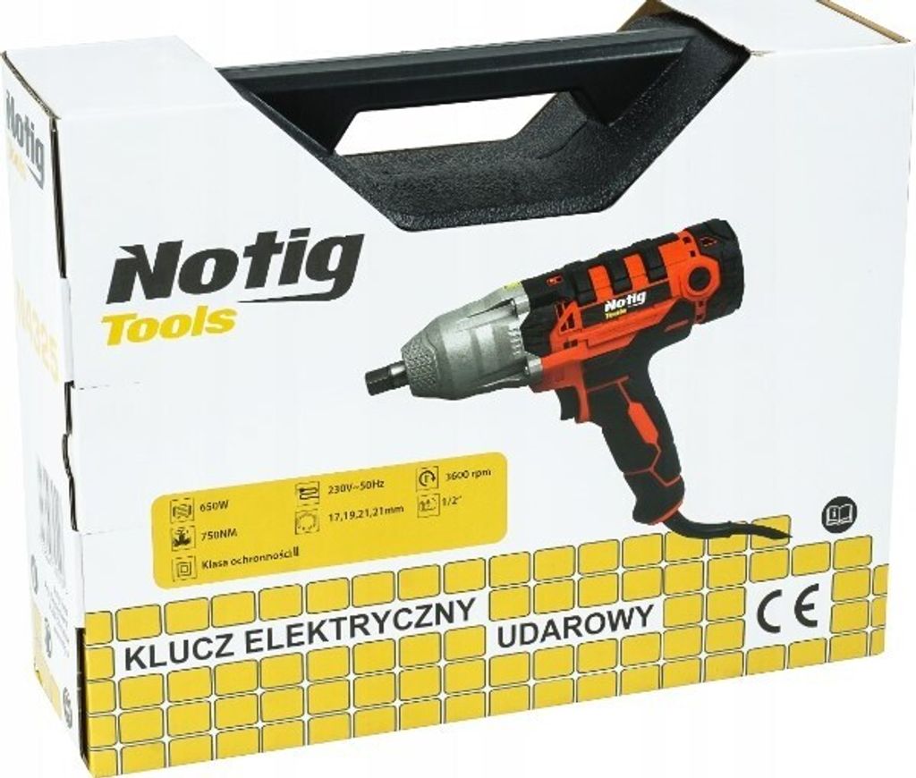 NOTIG Elektro Schlagschrauber 650W 720Nm Schrauber Produktbild 10