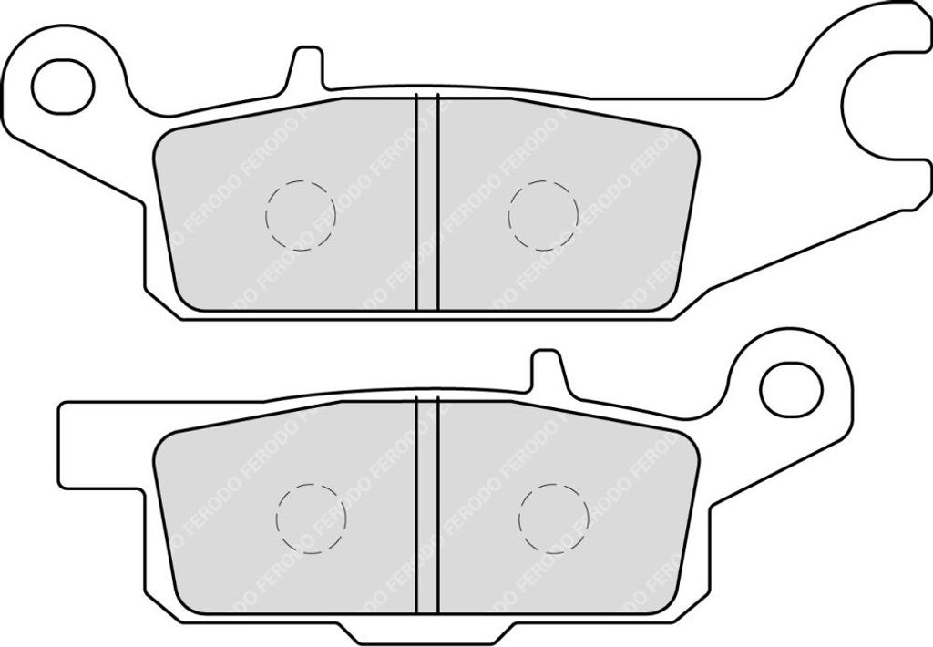 FERODO Bremsbeläge Satz Hinten FDB2233SG