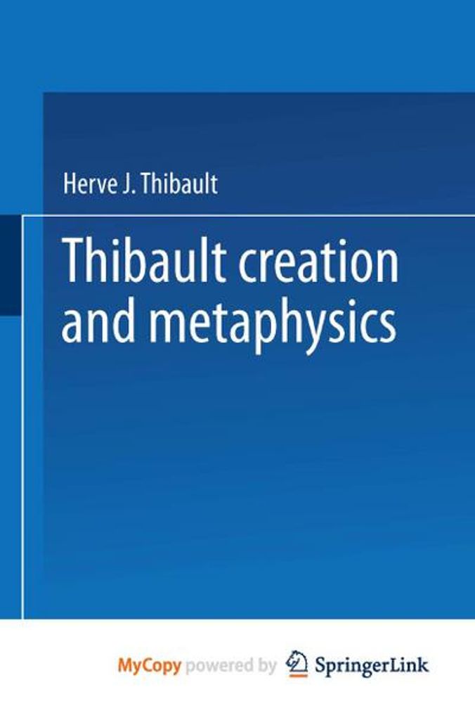 Creation and Metaphysics
