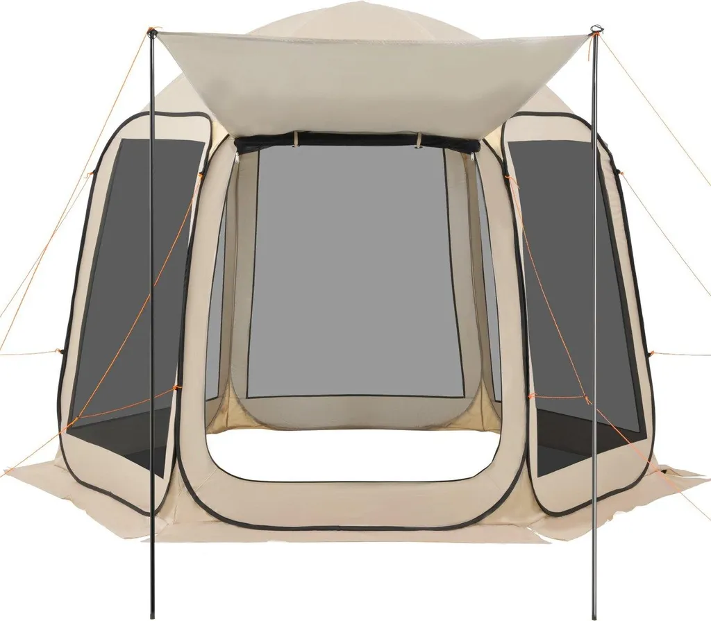 Tente de Réception 3x2,6m pour Activités de Plein Air et Repas sans Insecte