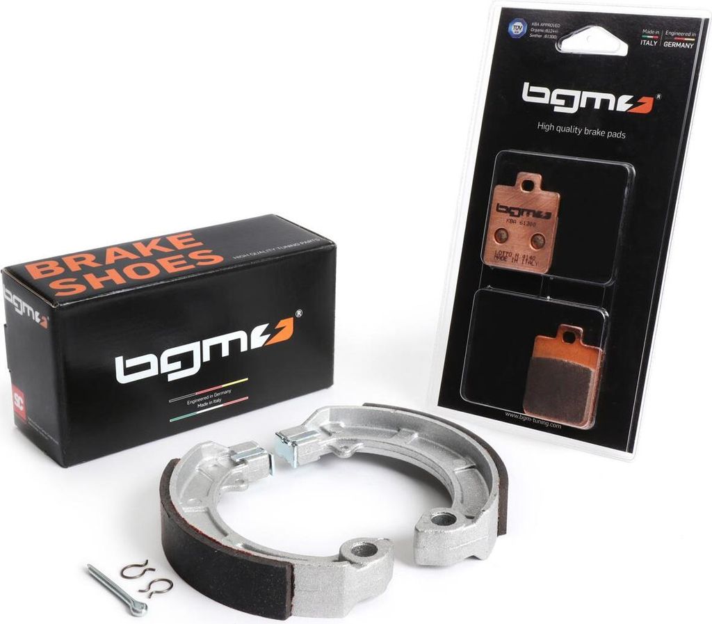 Bremsbeläge-Set BGM Sintersport vorne + hinten für Vespa PX (2011-2017)