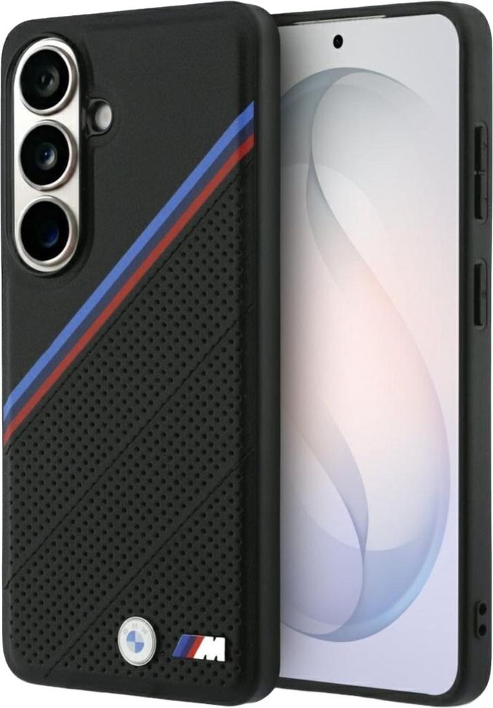 BMW MagSafe Hülle Galaxy S26 Kunstleder schwarz Tricolor Logo Metall