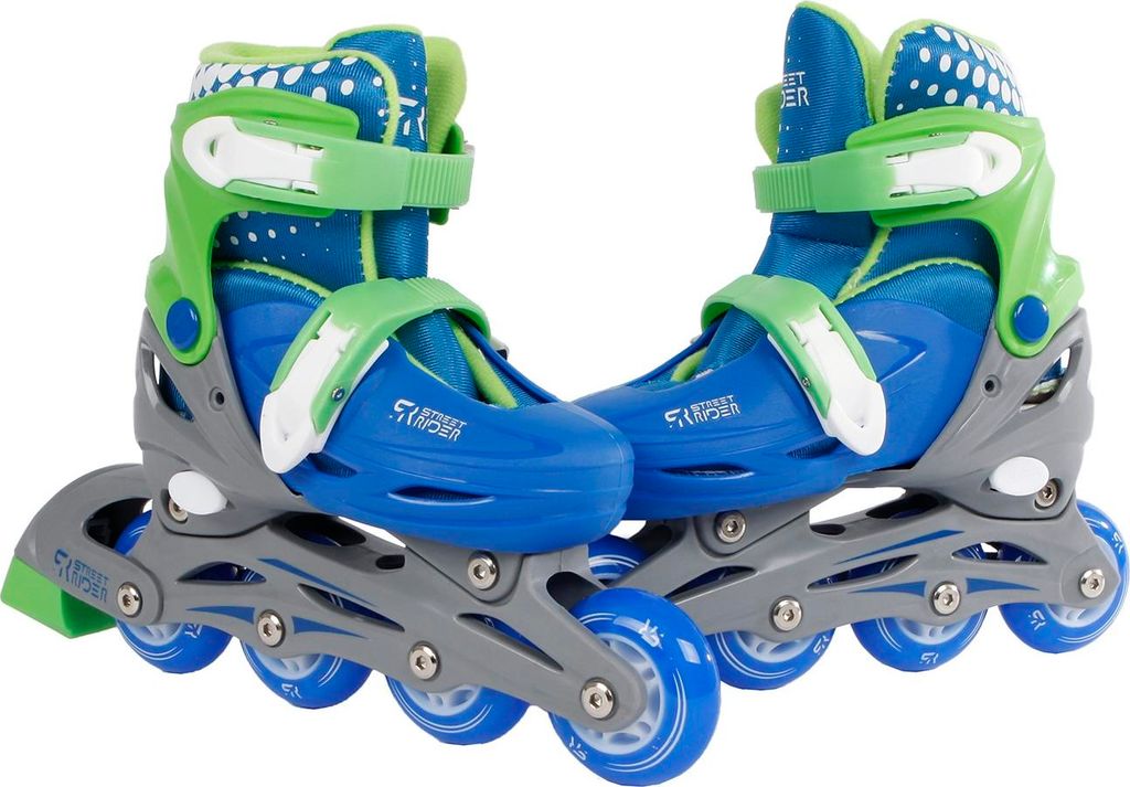 Łyżworolki Street Rider Regulowane Niebieskie Rozmiar 31-34 Zdjęcie produktu 