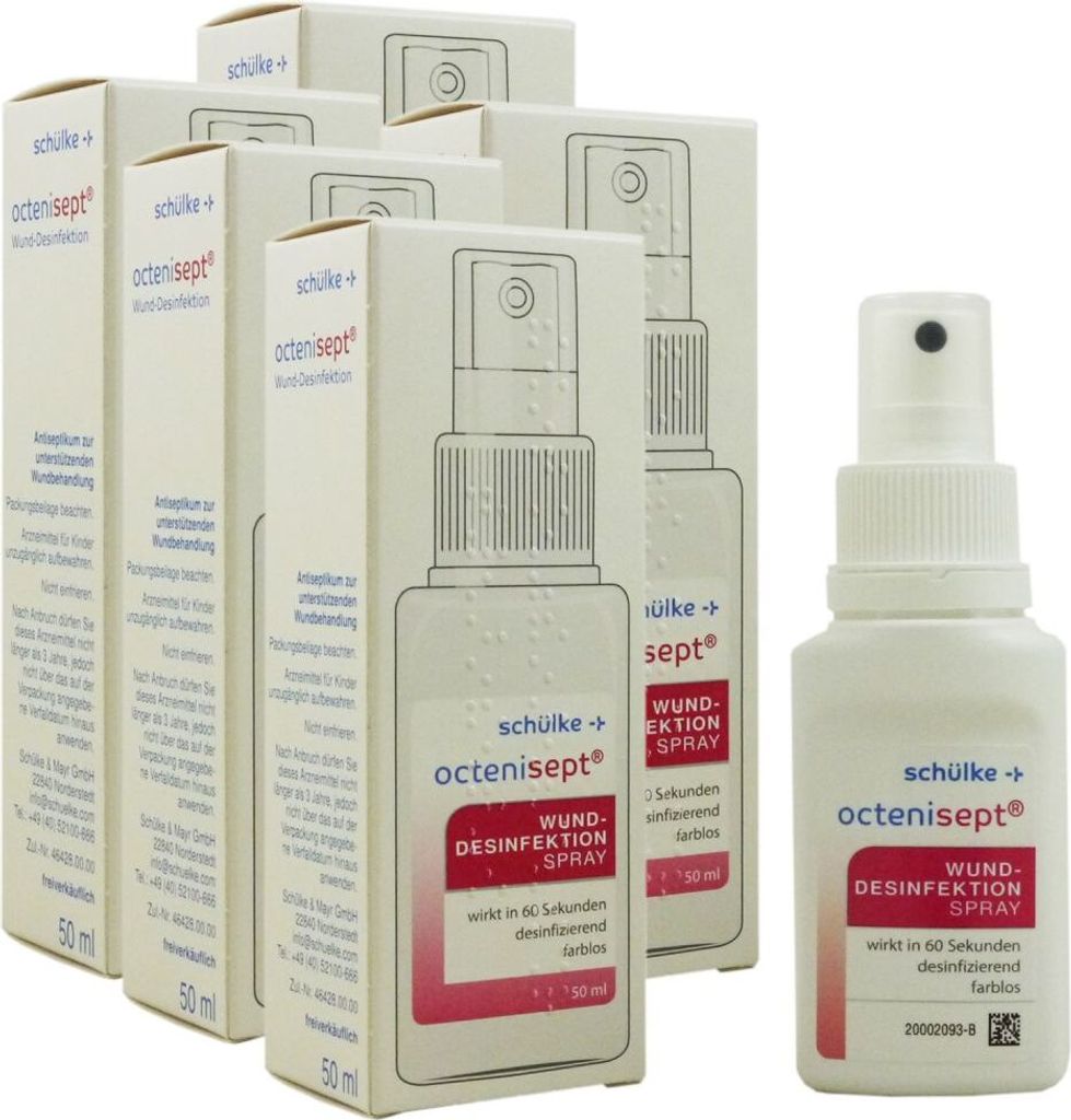 Schülke octenisept Wund-Desinfektion 5 x 50ml Antiseptikum Produktbild 