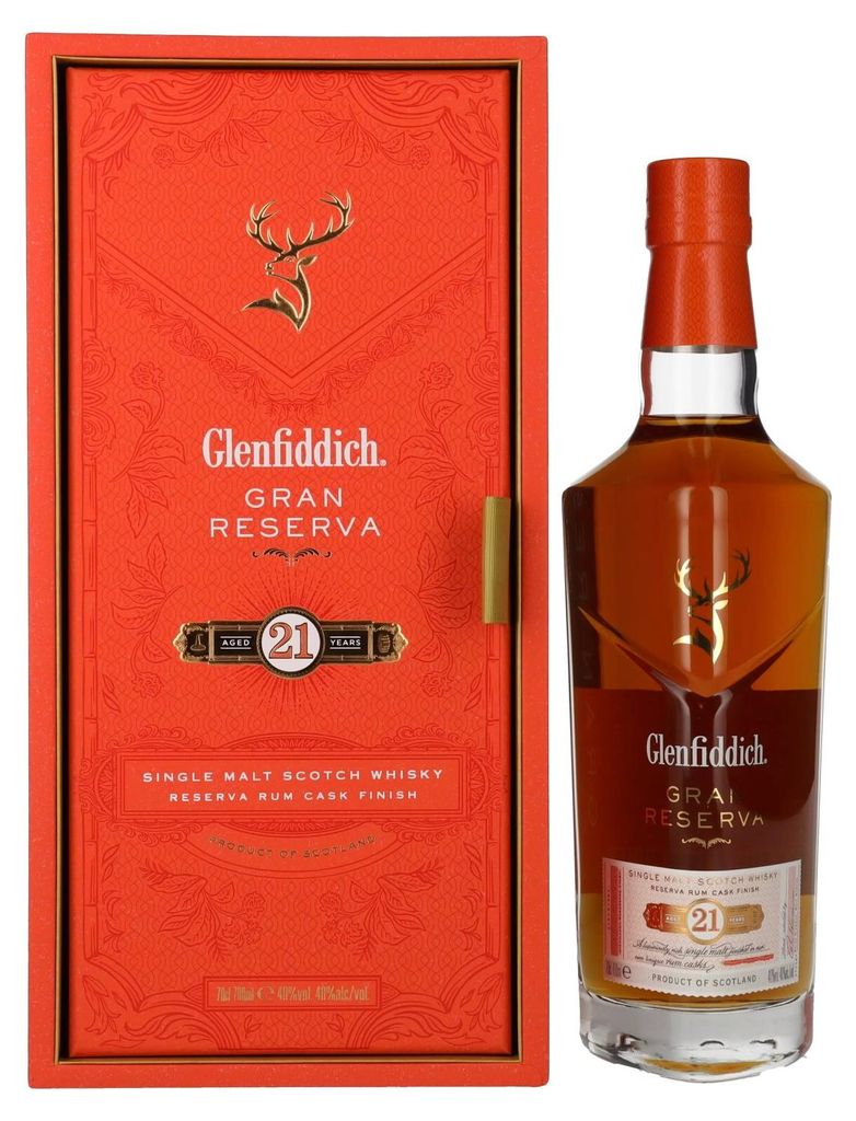 Glenfiddich 21 Years Old GRAN RESERVA Rum Cask Finish 40% Image du produit 