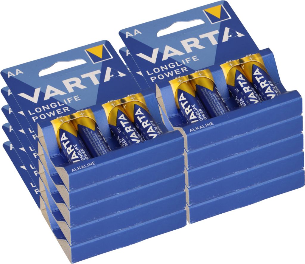 40x Varta 4906 Longlife Power AA im 4er Blister Mignon Produktbild 