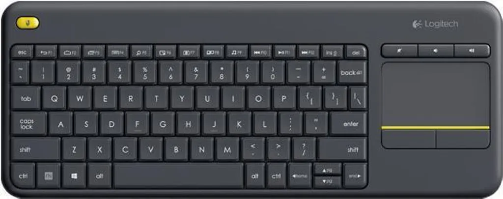 Clavier sans fil Logitech K400 Plus noir QWERTY idéal pour PC relié TV - 7