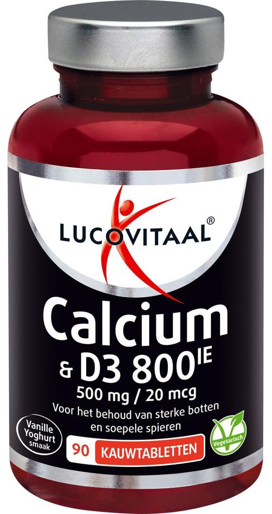 Lucovitaal Calcium 500 mg + D3 20 mcg (90 Kautabletten) Produktbild 