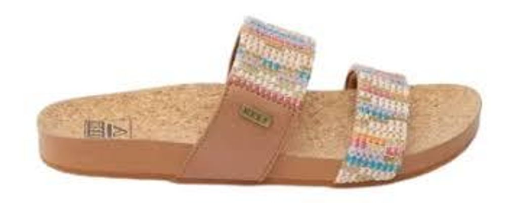 Reef Cushion Vista Damen Sandale Beachy Woven, Grösse 40,5