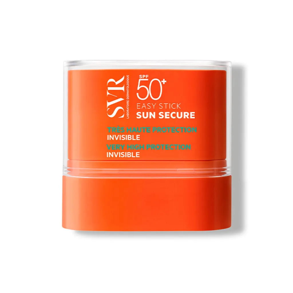 SVR Sun Secure Easy Stick SPF50+ Invisible et Résistant à l'Eau 10 g