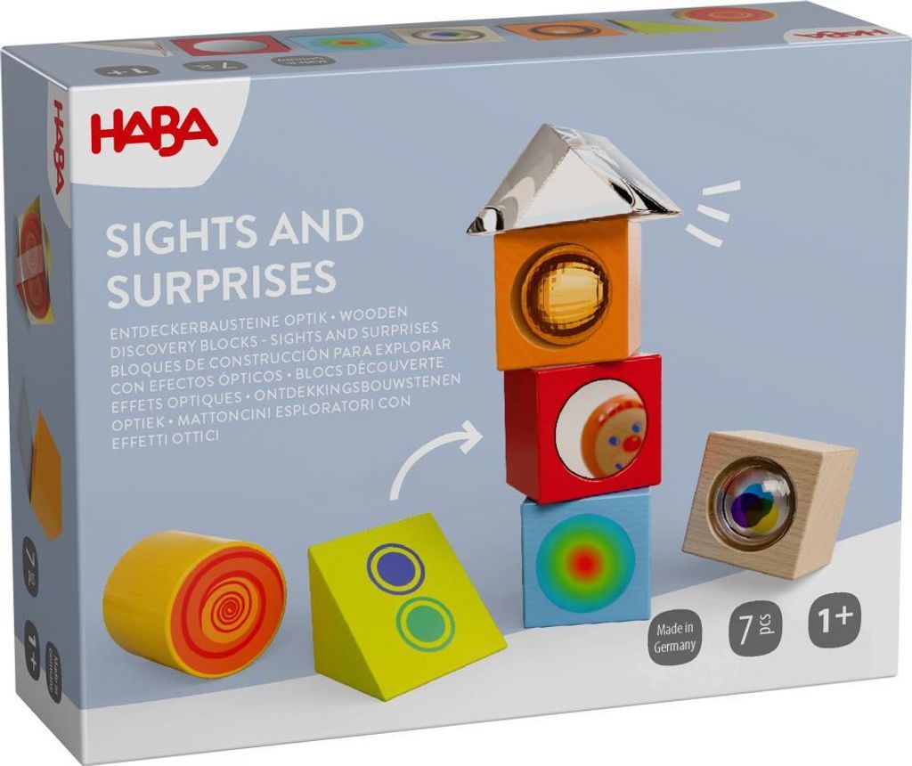 HABA Kleinkindwelt Entdeckerbausteine Optik 2013397001 Produktbild 
