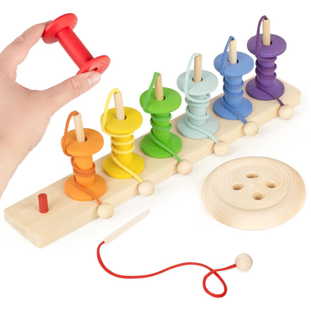 Montessori súprava cievok Ulanik "Rainbow" Obrázok produktu 