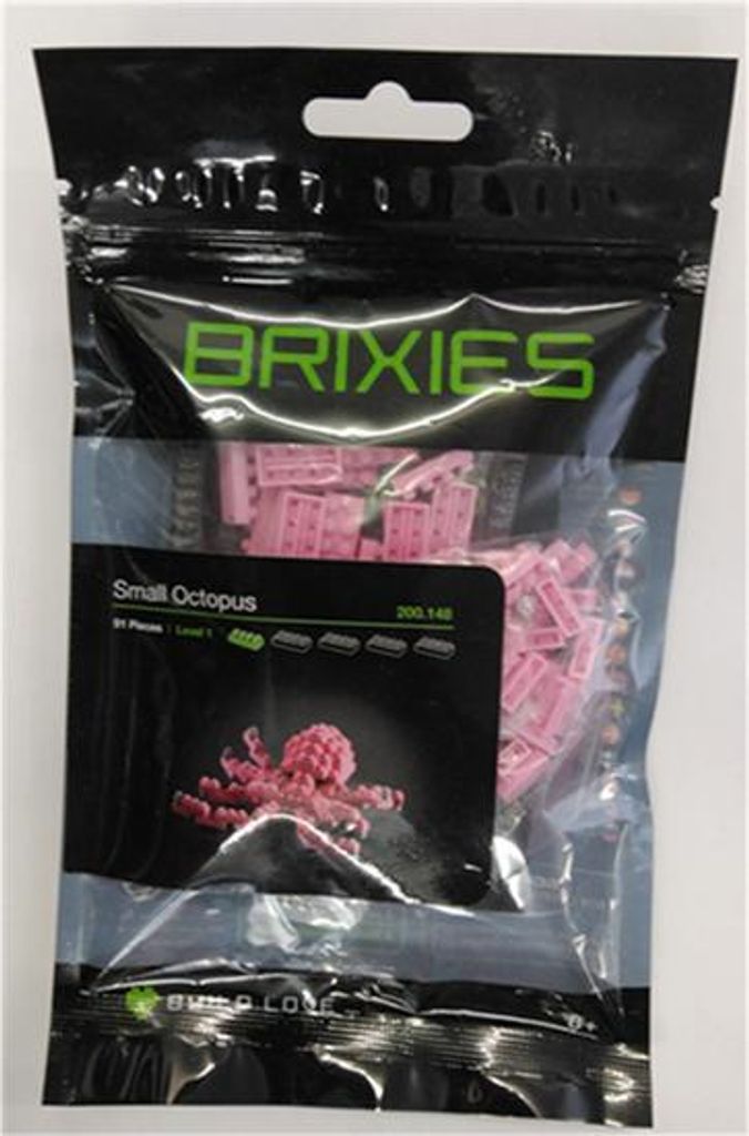 Brixies Kleiner Oktopus, Tier, Bausatz, Bausteine, Produktbild 