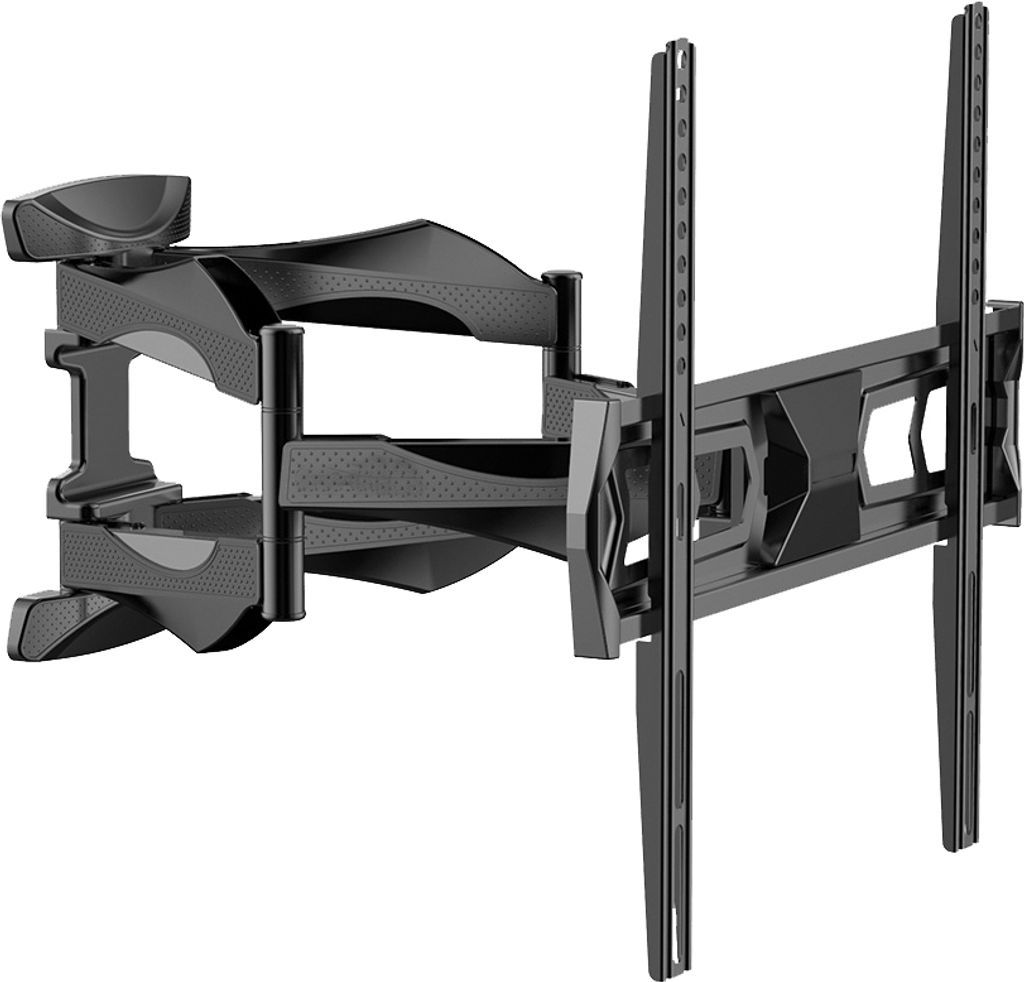 Supporto Da Parete MANHATTAN Full Motion Per TV 37-70'' - Fino A 35kg, Braccio Orientabile, Nero