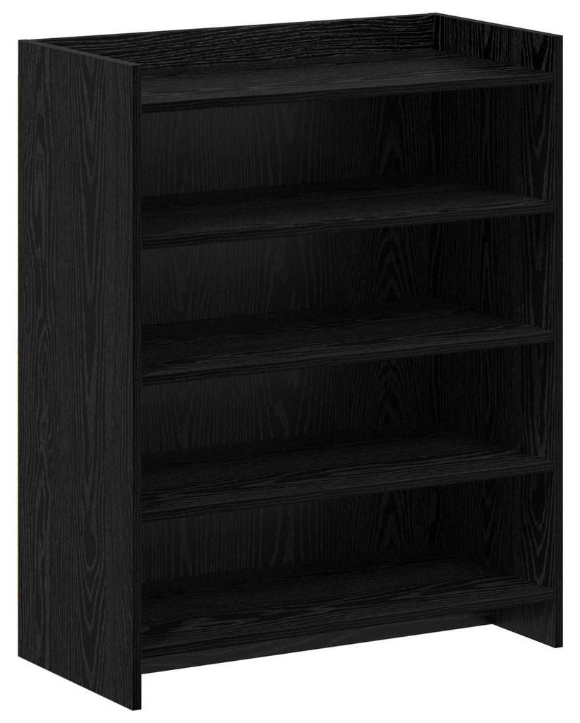 vidaXL Schuhschrank Schwarze Eiche 73,5 x 36 x 92 cm Produktbild 
