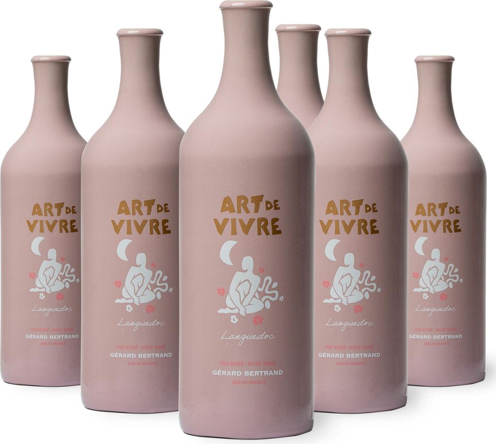 Art de Vivre vin rosé 2025 AOP Languedoc lot 6 bouteilles 75cl