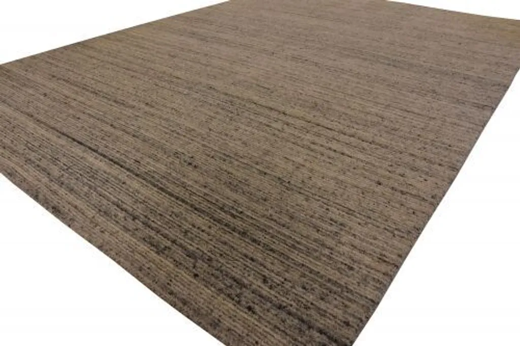Tapis de Salon Gris Argent Tatiana 160x230 cm en Tissage Haute Densité