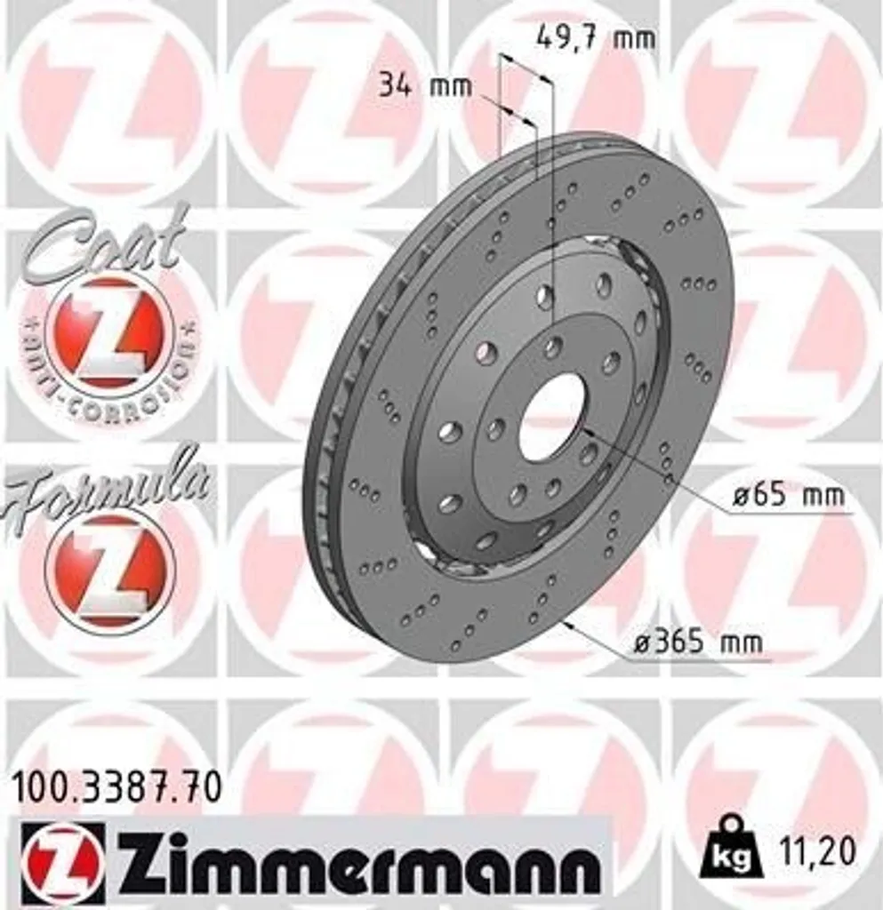 Fini les vibrations au freinage sur Audi Q3 8U avec le disque Zimmermann