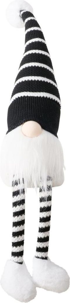 Boltze Gruppe Kuno Kantenhocker Wichtel schwarz weiß 80,4cm (1 Stück)