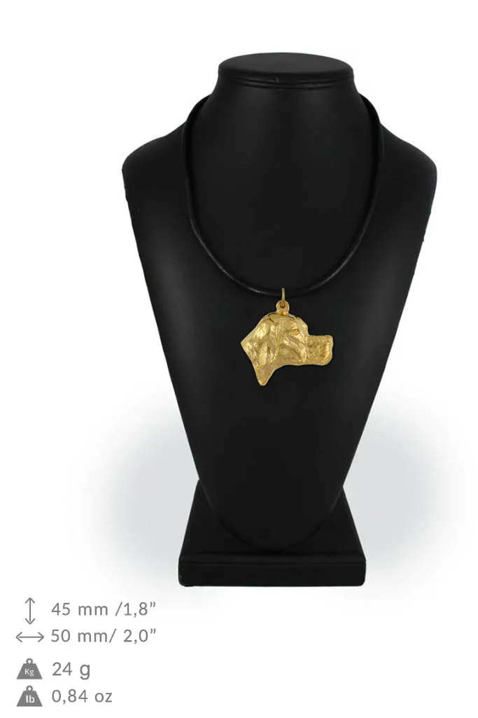 Segugio Inglese Collana Art-Dog Placcata Oro 24K - Regalo Cinofilo - 5