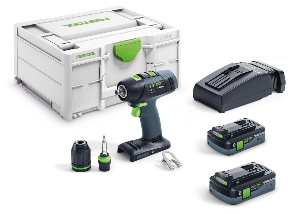 FESTOOL Trapano avvitatore a batteria T 18+3 HPC 4.0 I-Plus Immagine del prodotto 
