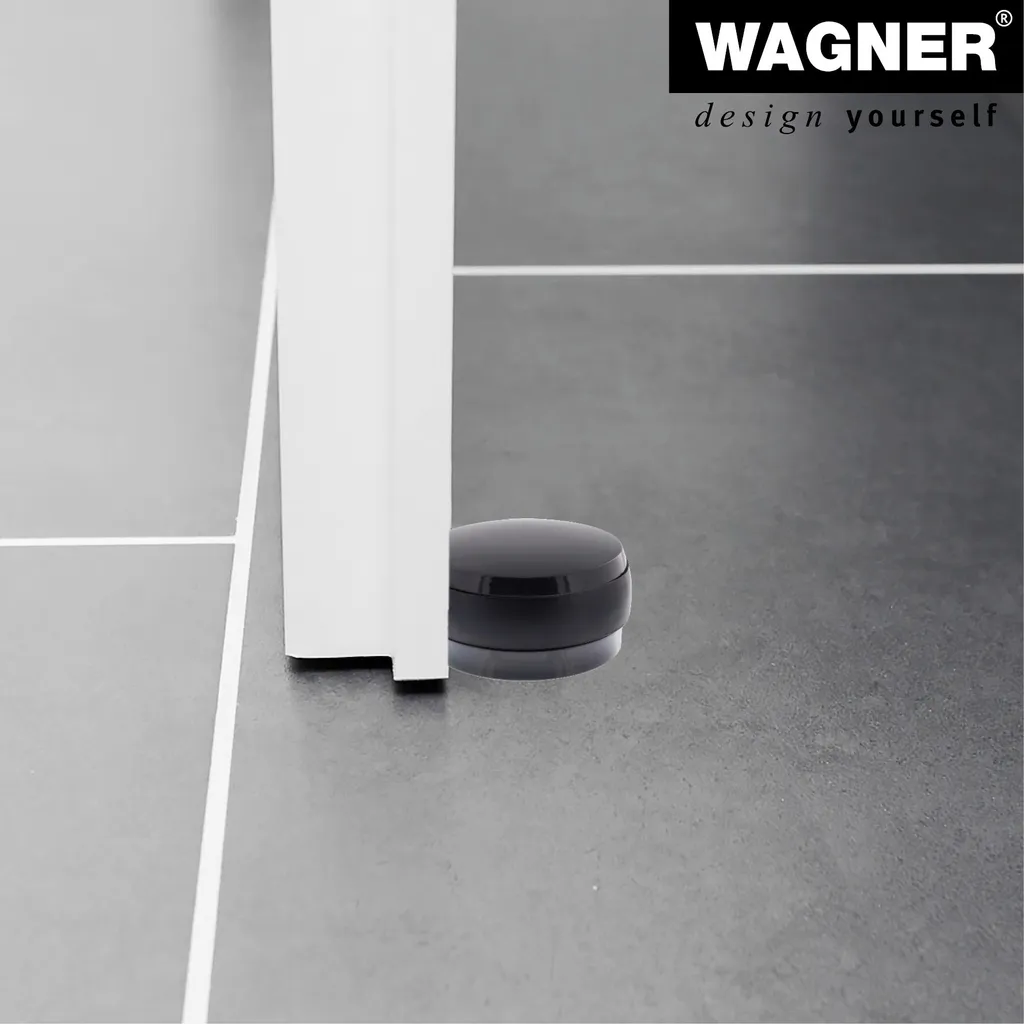 Wagner 15522411 Fermaporta a Pavimento Adesivo EH 5224 Proteggi Muro - 6