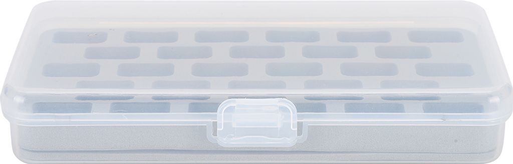 28 Slots leere Spulenbox Plastikfadenspeicherabdeckung Spulenorganisator für Nähmaschinen