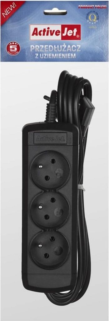 Activejet 3gnu-1,5m-c Steckdosenleiste mit Kabel