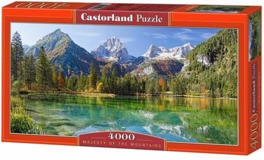 Puzzle 4000 Lago in montagna CASTOR Immagine del prodotto 