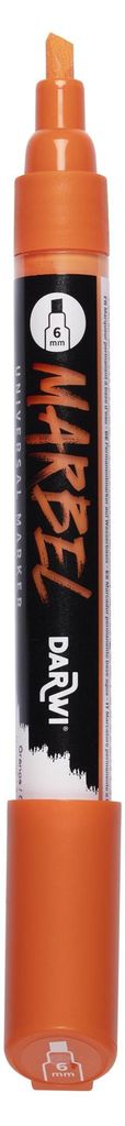 Marbel Medium 6mm Orange N°752