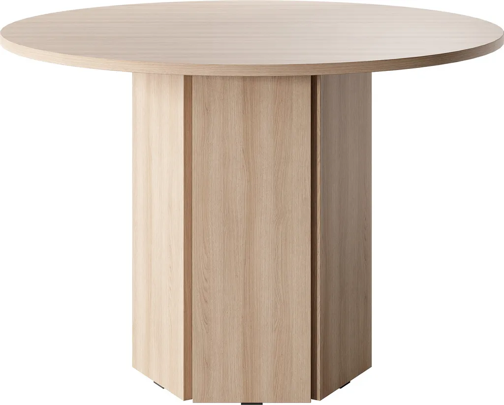Table ronde 110 cm Selsey Hexa : gagnez de la place en chêne Lindberg
