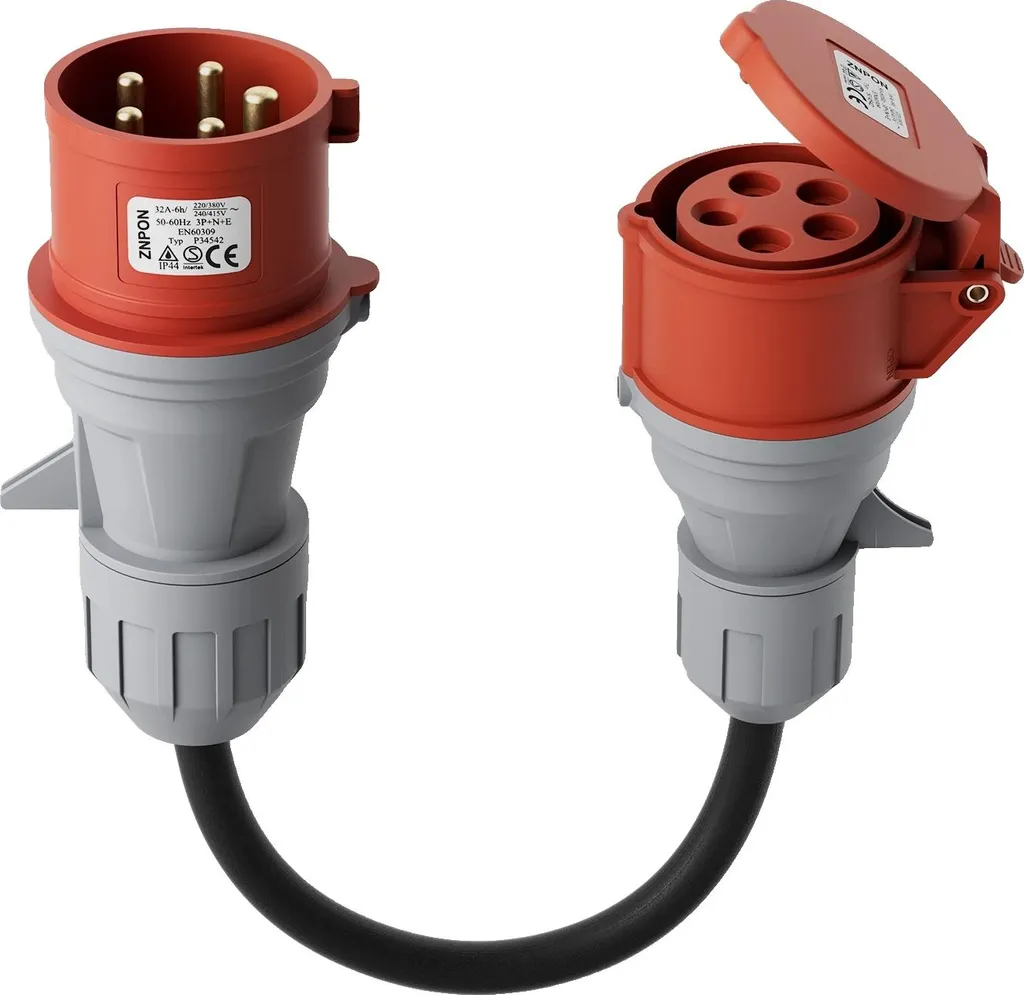 Adattatore Rapido CEE 32A maschio - 16A femmina 400V IP44