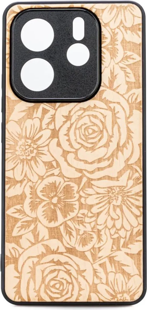 Custodia Xiaomi Redmi Note 14 5G Bewood Legno Aniegre Roses 100% Originale