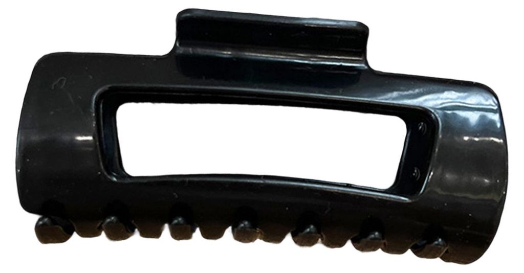 1/4 Stück Haarspange für Damen, weiches Silikon, rutschfeste Zähne, geometrische Form, schmerzfreies Tragen