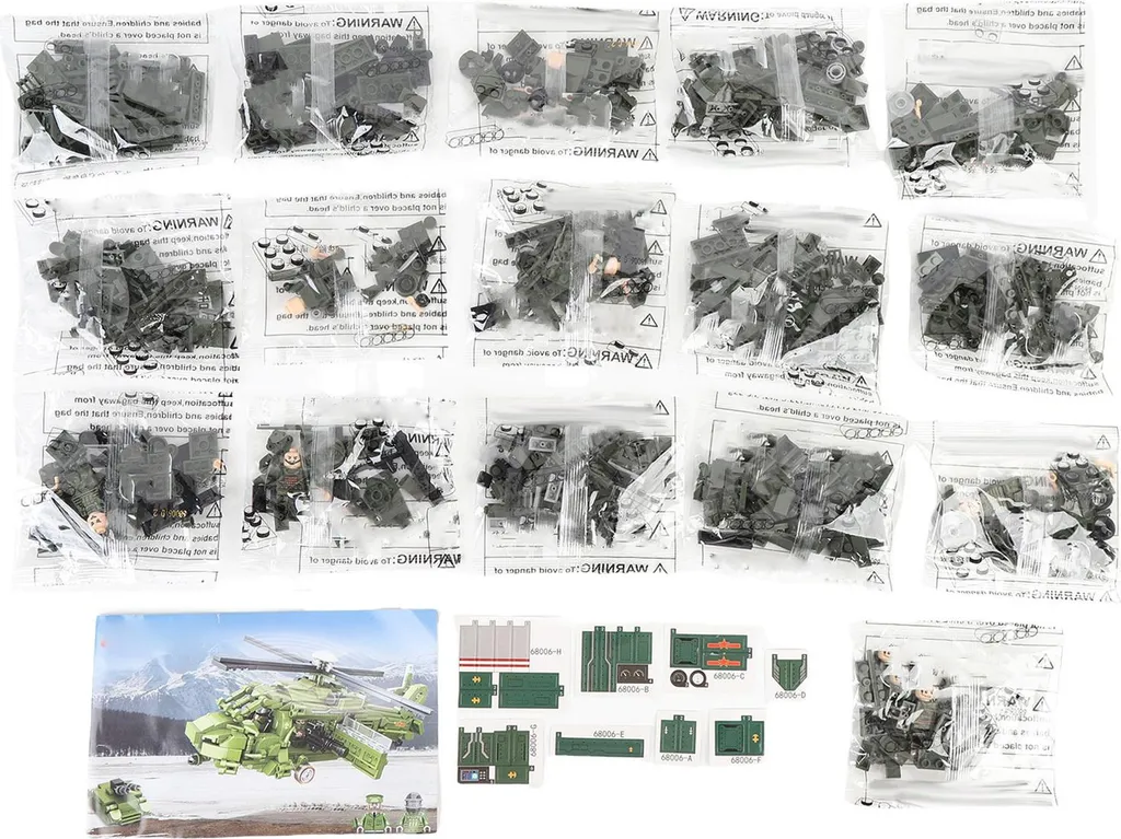 Hélicoptère de Secours 791 Pièces : Jeu de Construction Grand Format - 2