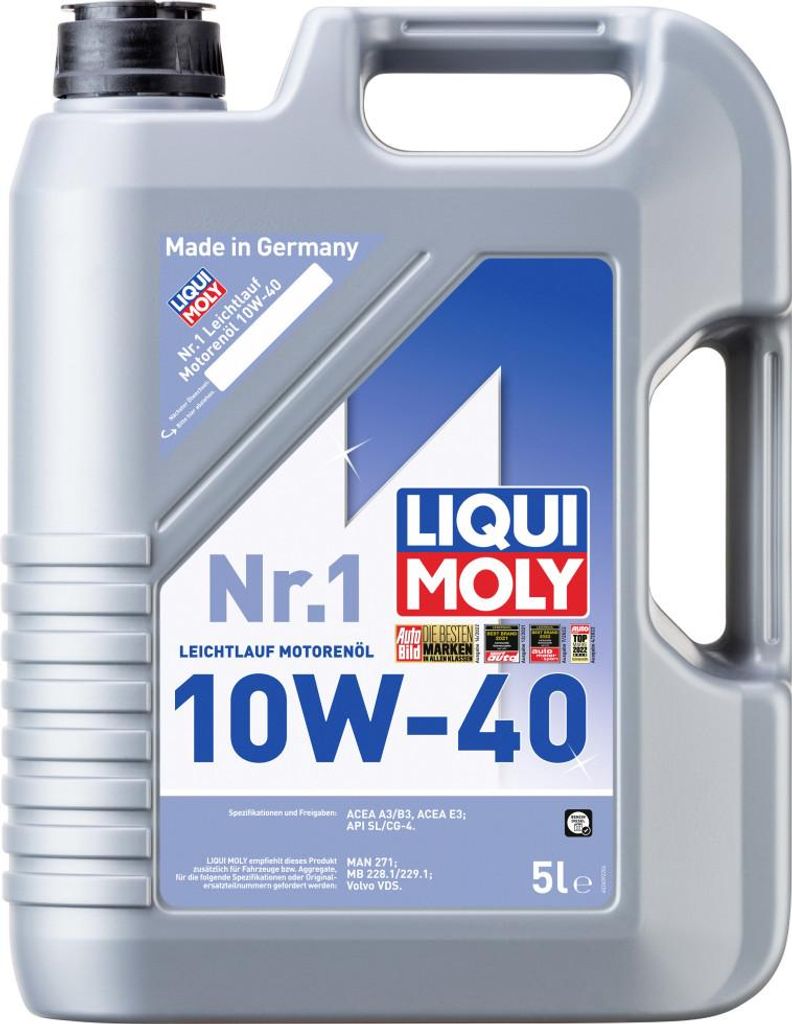 Liqui Moly 2609 Nr.1 Leichtlauf 10W-40 - 5 Liter Produktbild 