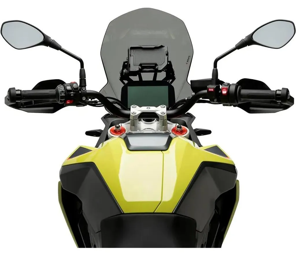 Réduire le vent sur BMW F900GS avec la bulle fumée PUIG 21980H haute - 4