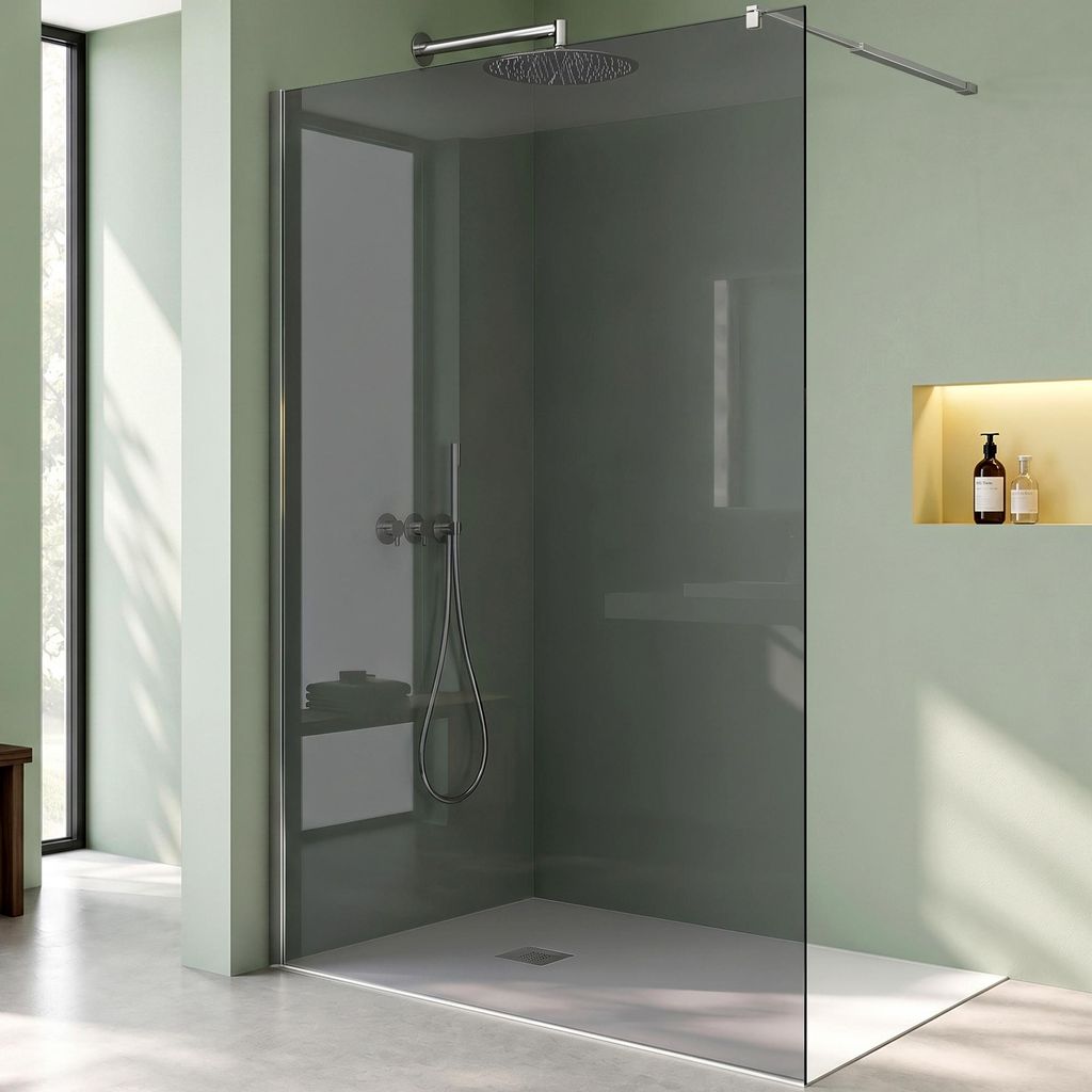 Mai & Mai 100x200cm Walk-In Dusche Duschwand für Dusche Produktbild 