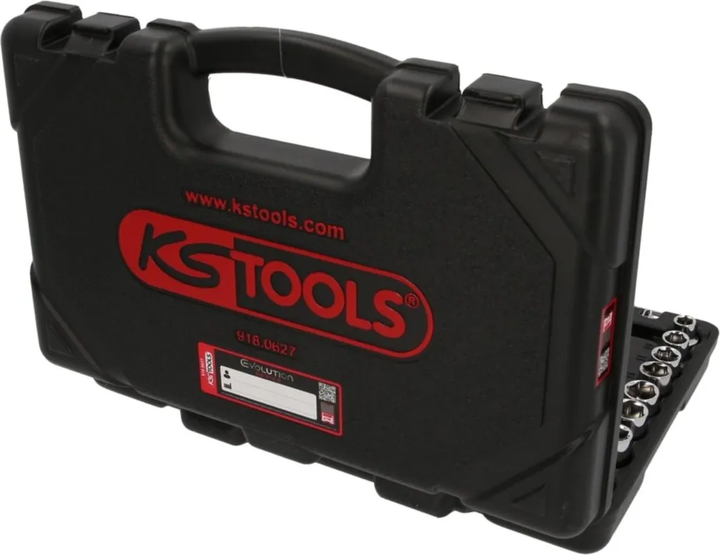 KS TOOLS 918.0627 CHROMEplus Jeu de clés à douilles 3/8" - 27 pièces