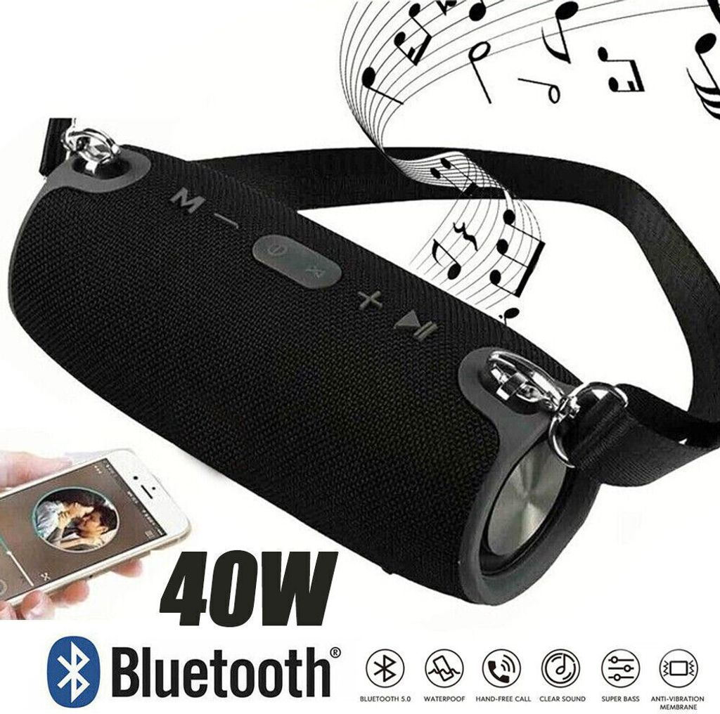 Wireless Bluetooth Lautsprecher MusikboxTragbarer 40W Produktbild 1